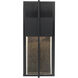 Kingler LED 14.13 inch Powder Coated Black Outdoor Wall Sconce